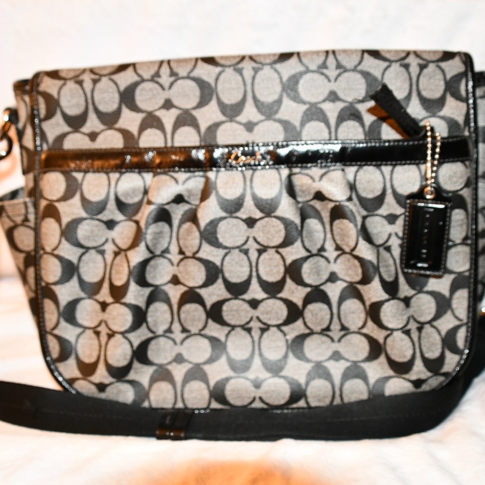 Coach Leather Laptop Bag